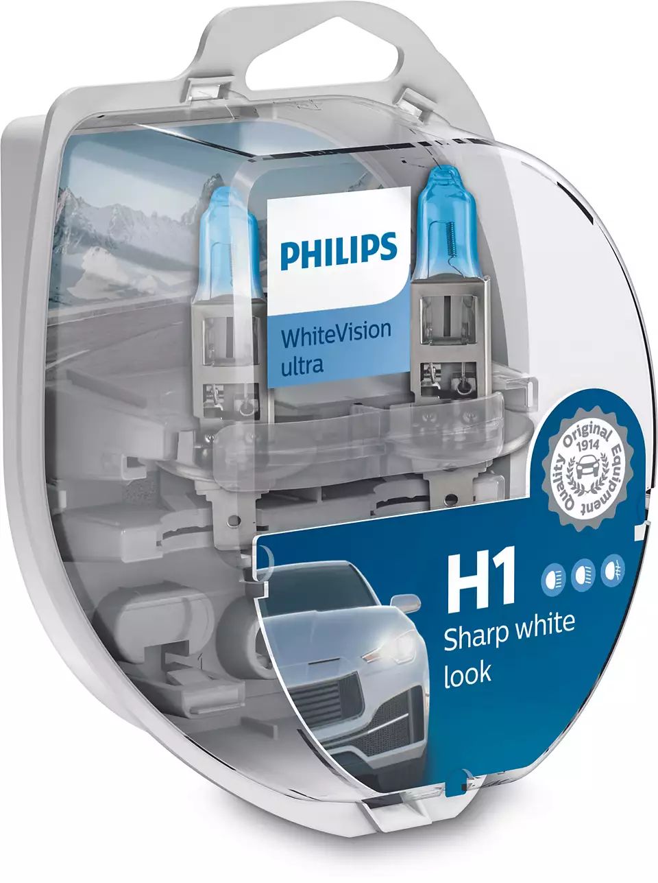 

Лампа H1/W5W WhiteVision ultra Philips 12258wvusm