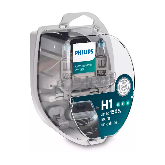 фото Лампа philips h1 x-treme vision pro150 12258xvps2 2 шт.