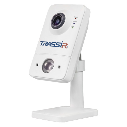 Камера видеонаблюдения IP Trassir TR-D7121IR1W, 1080p, 2.8 мм, белый [tr-d7121ir1w (2.8