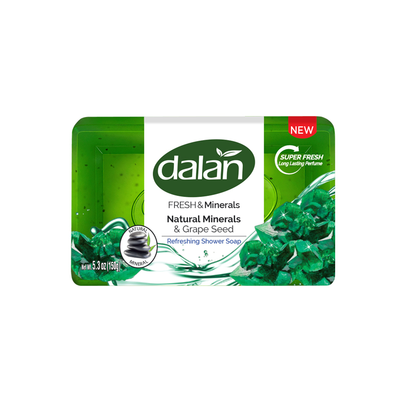 фото Туалетное мыло dalan fresh and minerals soap grape seed 150 г