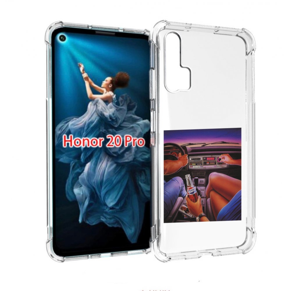 

Чехол бампер MyPads американская машина салон для Honor 20 Pro п, Прозрачный, Tocco