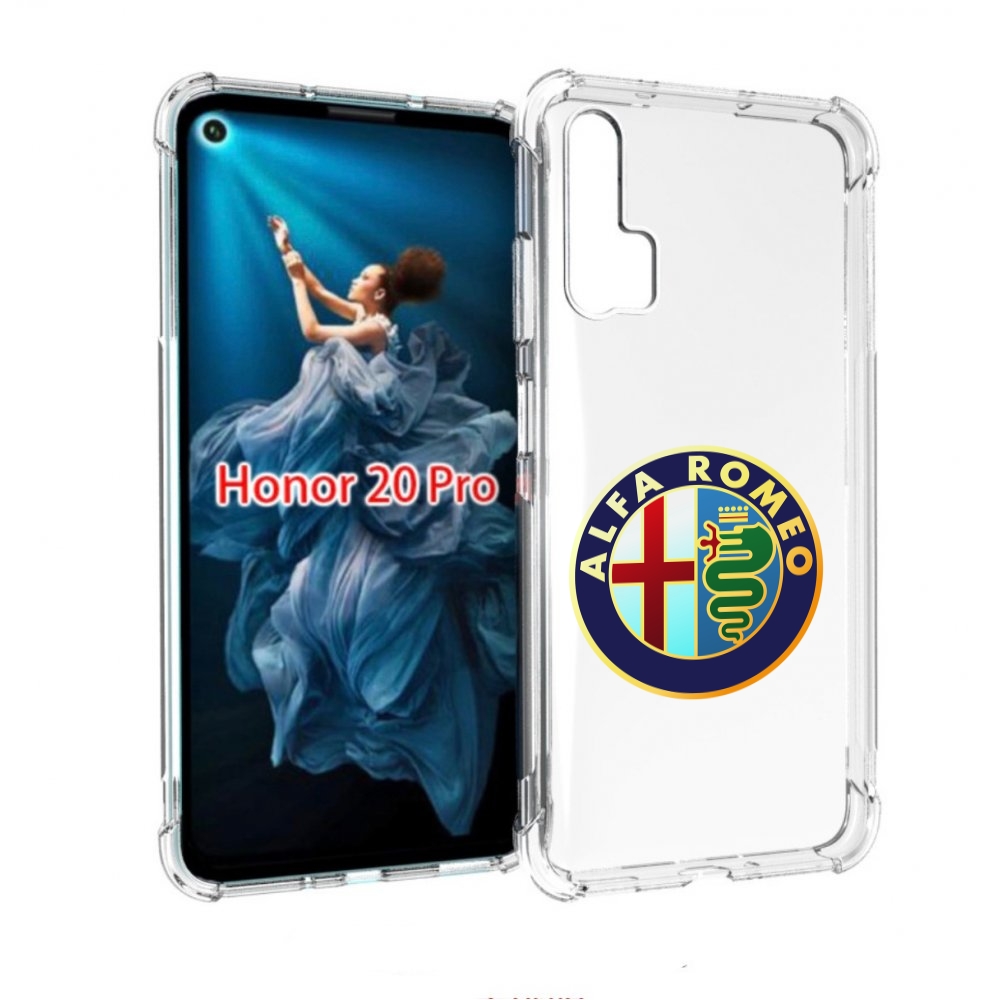 

Чехол бампер MyPads альфа-ромео-2 мужской для Honor 20 Pro проти, Прозрачный, Tocco