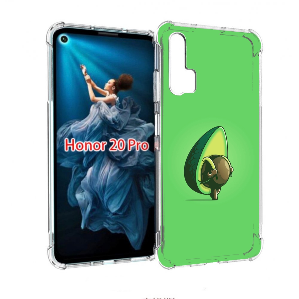 

Чехол бампер MyPads авокадо с сумкой для Honor 20 Pro противоуда, Прозрачный, Tocco