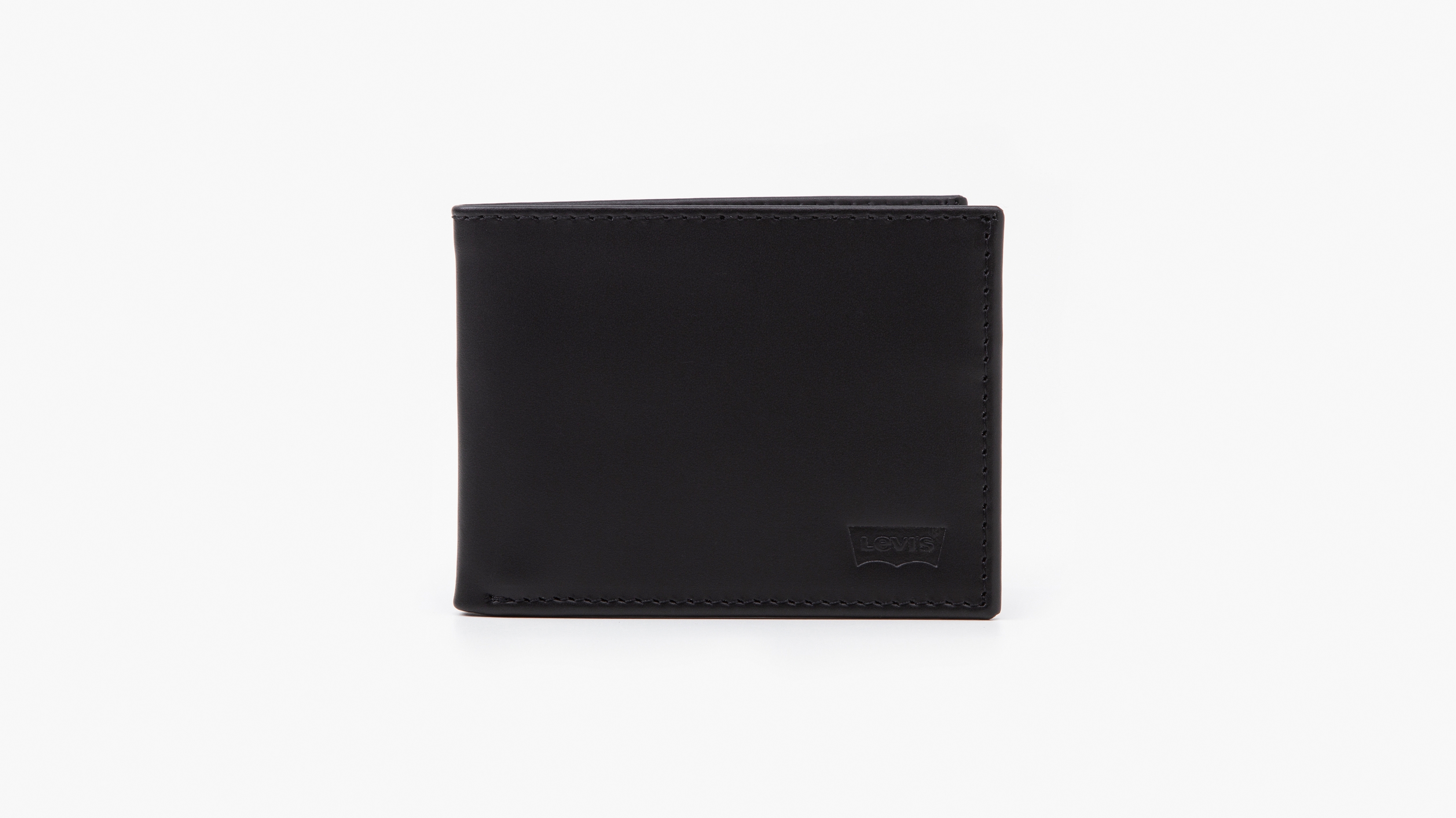 

Портмоне мужское Levi's Batwing Bifold Id Wallet черное, Черный, Batwing Bifold Id Wallet