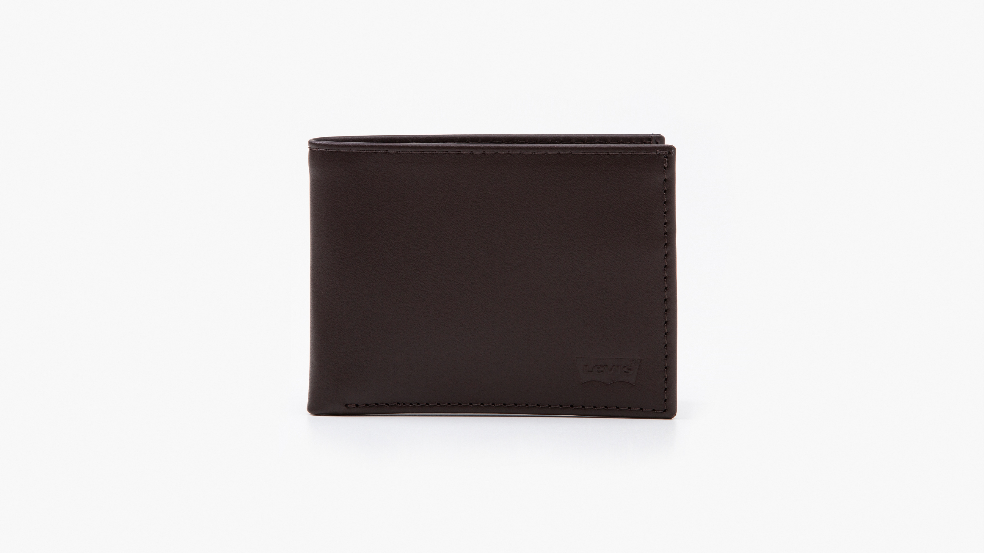 Портмоне мужское Levi's Batwing Bifold Id Wallet коричневое