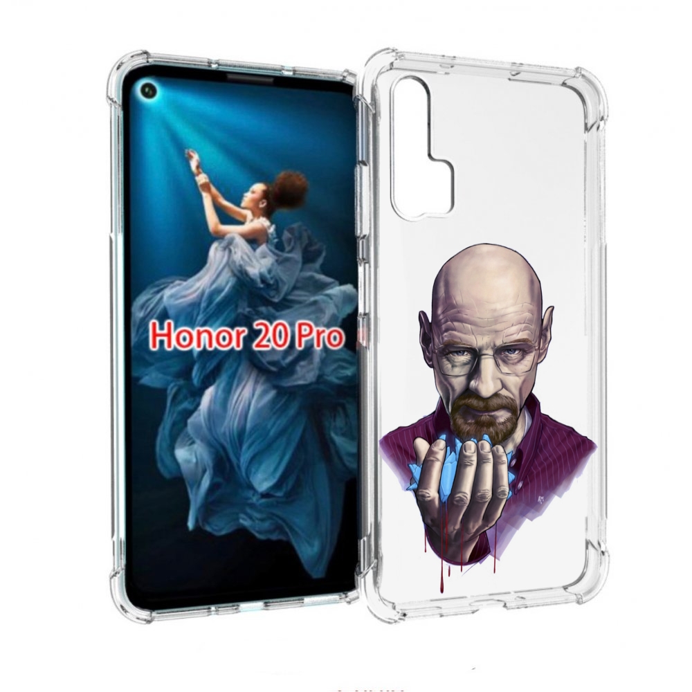 

Чехол бампер MyPads Хайзенберг для Honor 20 Pro противоударный, Прозрачный, Tocco