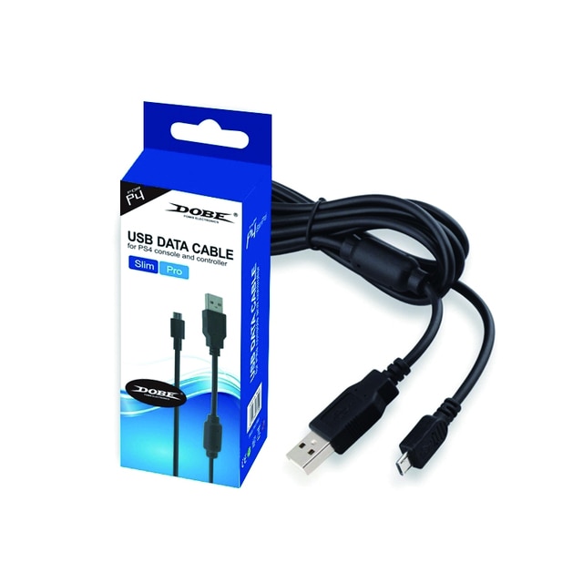 

DOBE кабель 1.8м micro USB для зарядки геймпада PS4. TP4-813, Черный, TP4-813