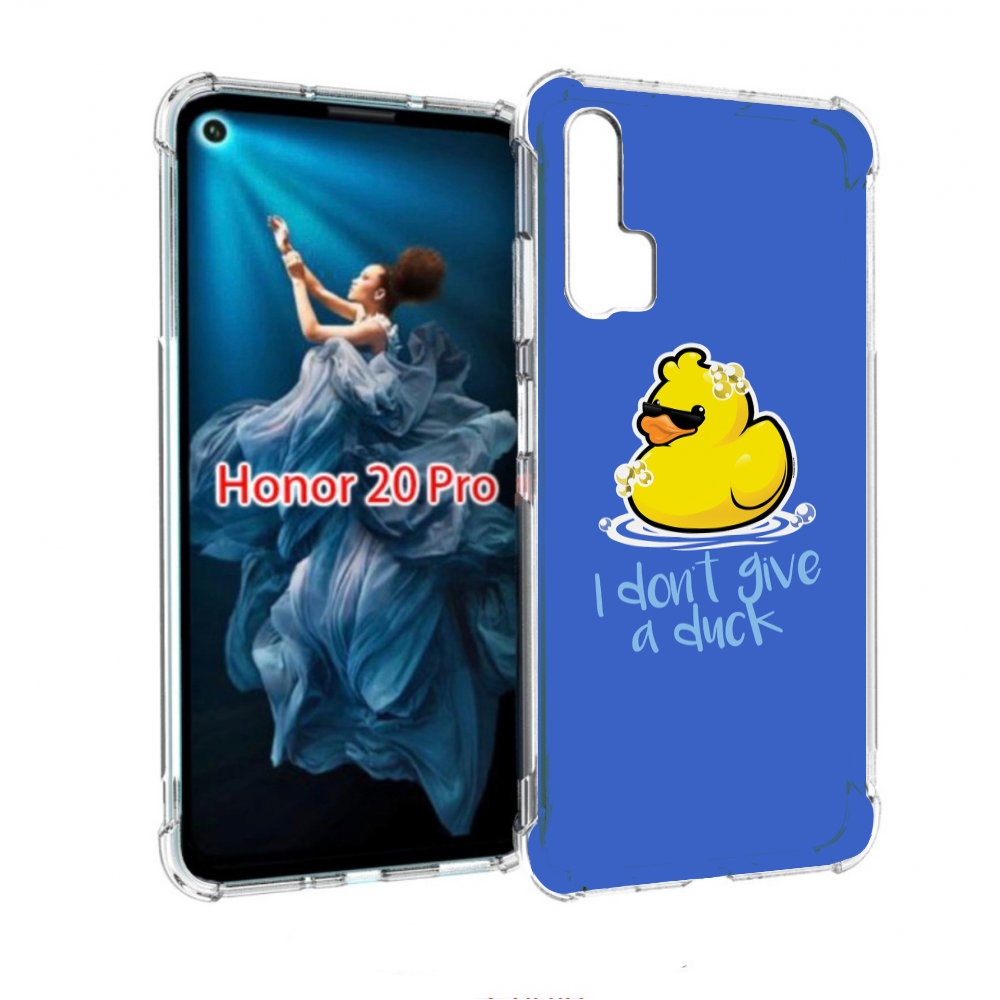 

Чехол бампер MyPads Уточка для Honor 20 Pro противоударный, Прозрачный, Tocco