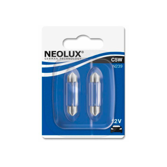 фото Лампа neolux c5w n239 5w 12v sv8.5-8 5xfs10 osram