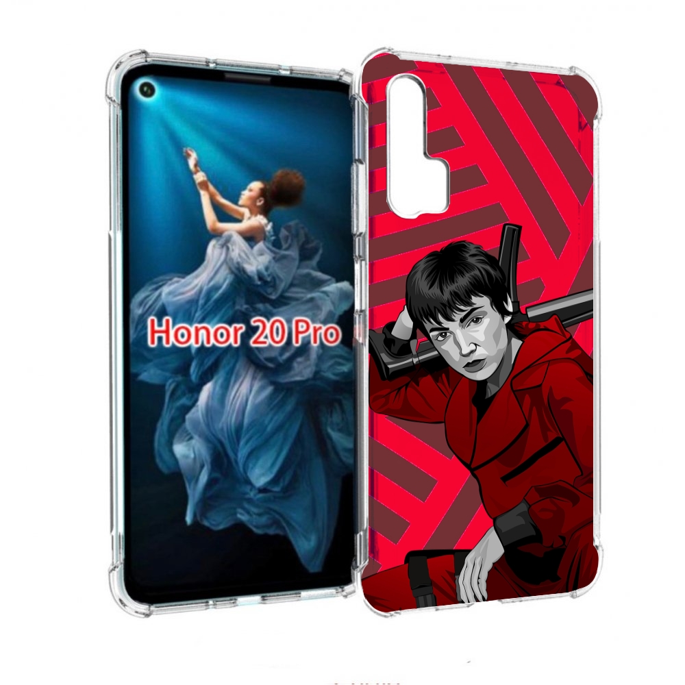 

Чехол бампер MyPads Токио-бумажный-дом для Honor 20 Pro противоу, Прозрачный, Tocco