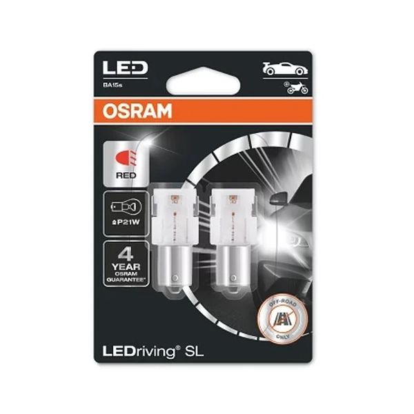 Лампа P21W 12V 1,9W LEDriving, 2шт. блистер OSRAM 7506drp02b