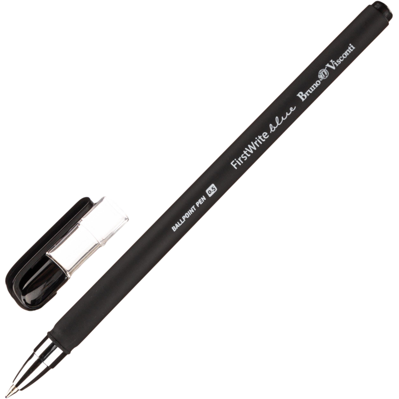 

Ручка шариковая неавтоматическая BV FirstWrite.Black 0,5мм синяя 20-0235