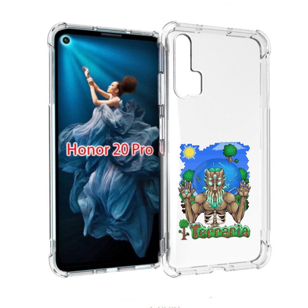 

Чехол бампер MyPads Террария для Honor 20 Pro противоударный, Прозрачный, Tocco