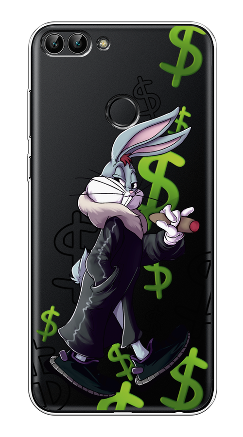 

Чехол на Huawei Y9 2018 "Rich Bugs Bunny", Зеленый;черный;голубой, 64950-6