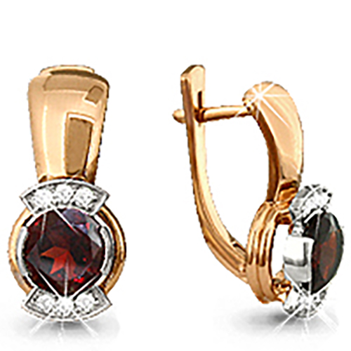 

Серьги из красного золота с бриллиантом Aquamarine Aquamarine 940058к_585_кз, 940058к_585_кз