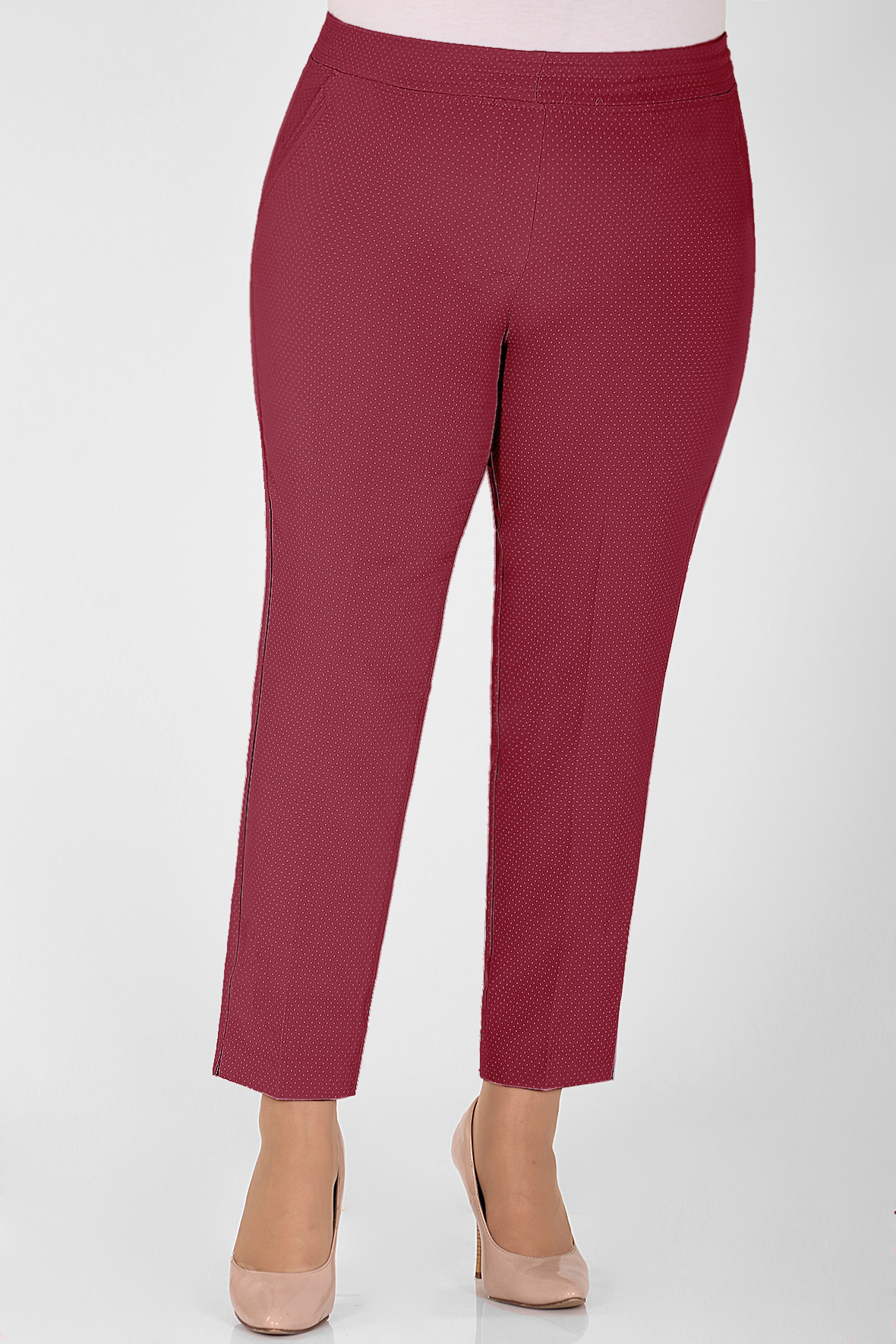 

Брюки женские AlmondShop 2В 7015.С1 бордовые 52 RU, 2В 7015.С1