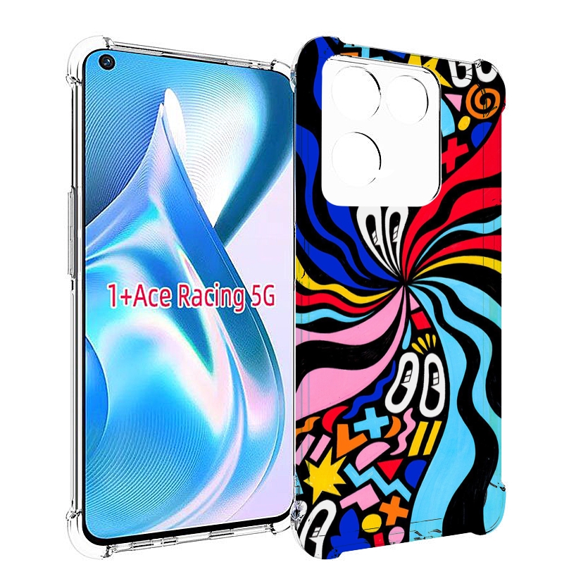 

Чехол Mypads Волнистая-Абстракция Для Oneplus Ace Racing, Прозрачный, Tocco