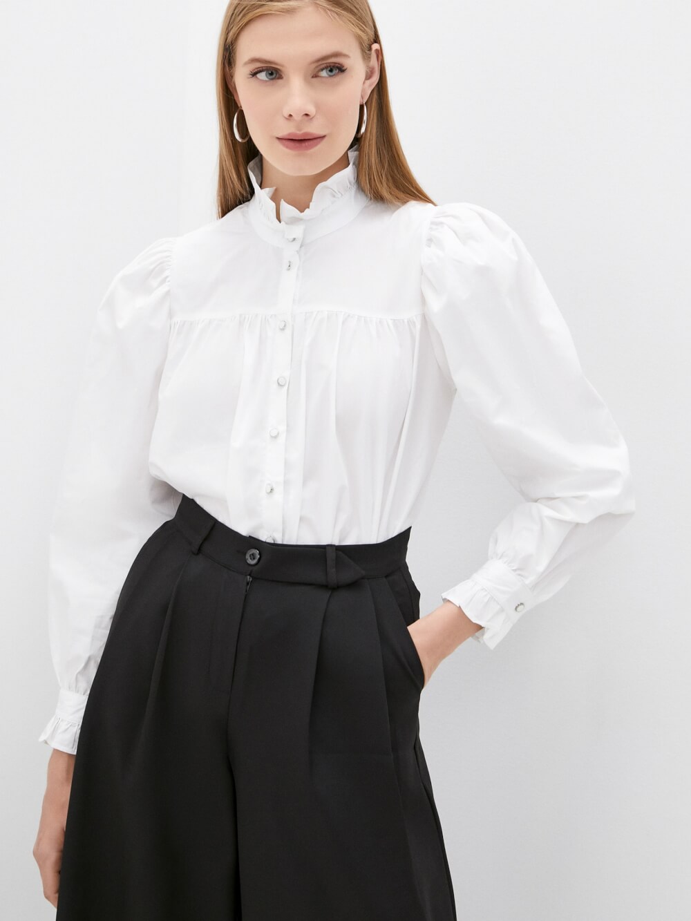 

Блуза женская Incity 1.1.2.21.01.04.02009/000000 белая 40 RU, 1.1.2.21.01.04.02009/000000