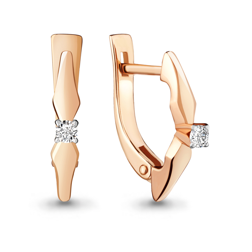 

Серьги из красного золота с бриллиантом Aquamarine Aquamarine 940011к_585_кз, 940011к_585_кз