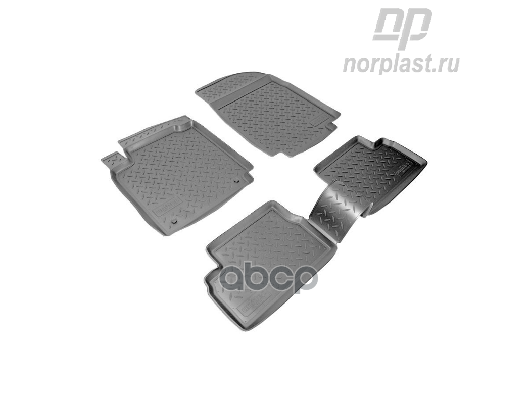

Коврики Салон. Nissan Micra (2005) Черн Полиурет Компл NORPLAST арт. npl-po-61-15, NPLPO6115
