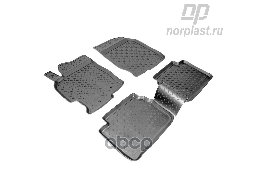 

Коврики Салон. Mazda 6 (2007-2012) Черн Полиурет Компл NORPLAST арт. npl-po-55-16, NPLPO5516