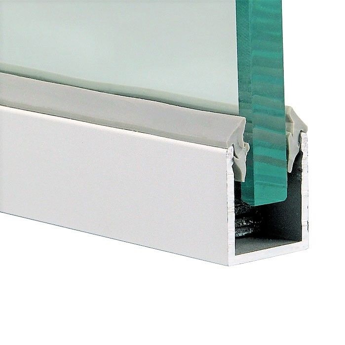 Опорный профиль для стекла, 2 метра