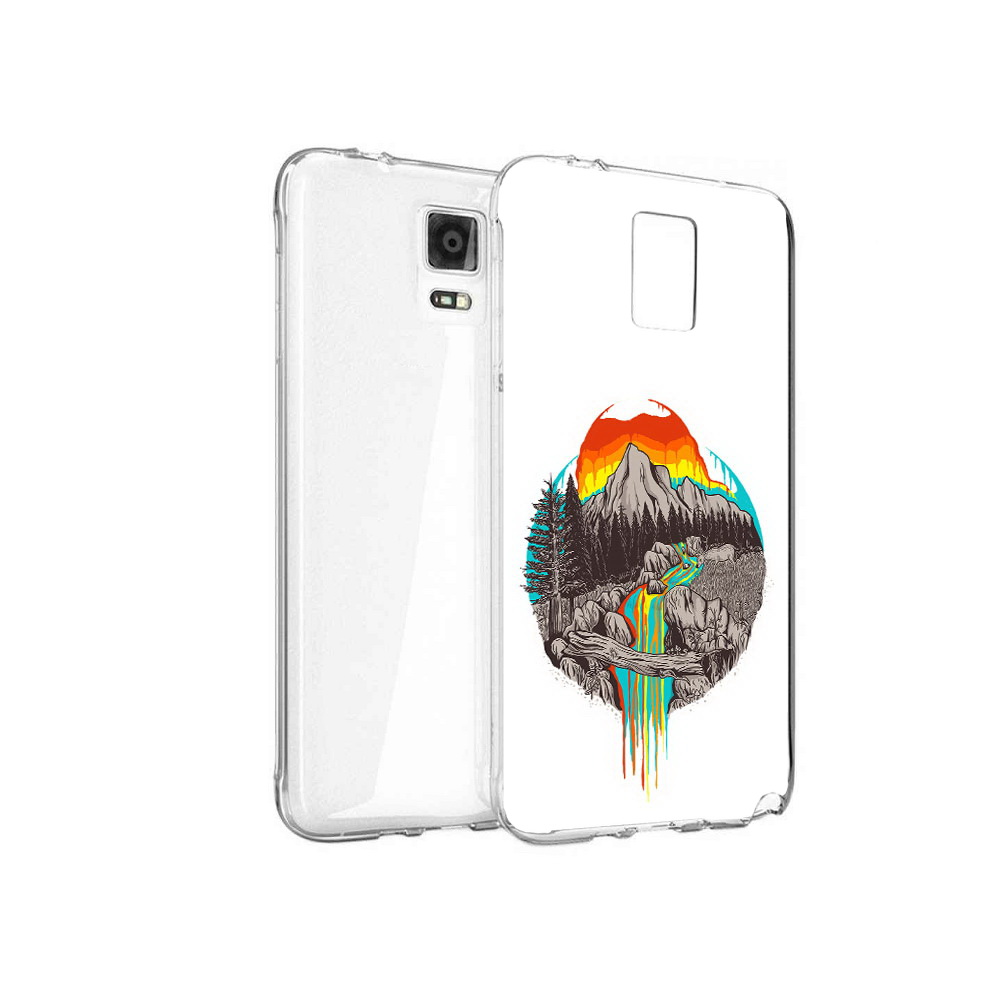 

Чехол MyPads Tocco для Samsung Galaxy Note 4 Радужный водопад, Прозрачный, Tocco