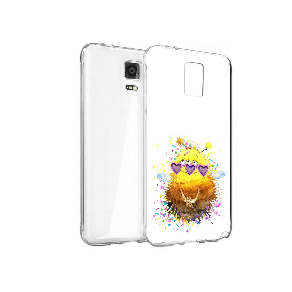 

Чехол MyPads Tocco для Samsung Galaxy Note 4 Пушитый шмель, Прозрачный, Tocco