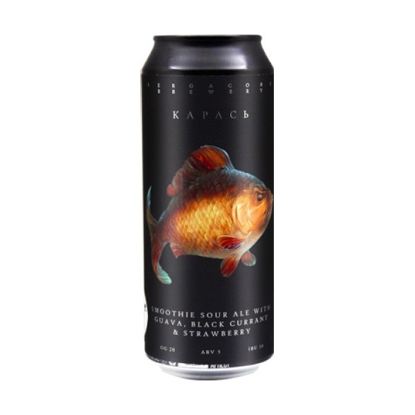 

Пивной напиток Sergacore Карась Sour 0,5 л, Светлое, ТН-00003907