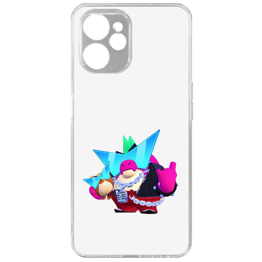 

Чехол Brawl Stars-Плохиш Базз для Realme 10 5G, Прозрачный
