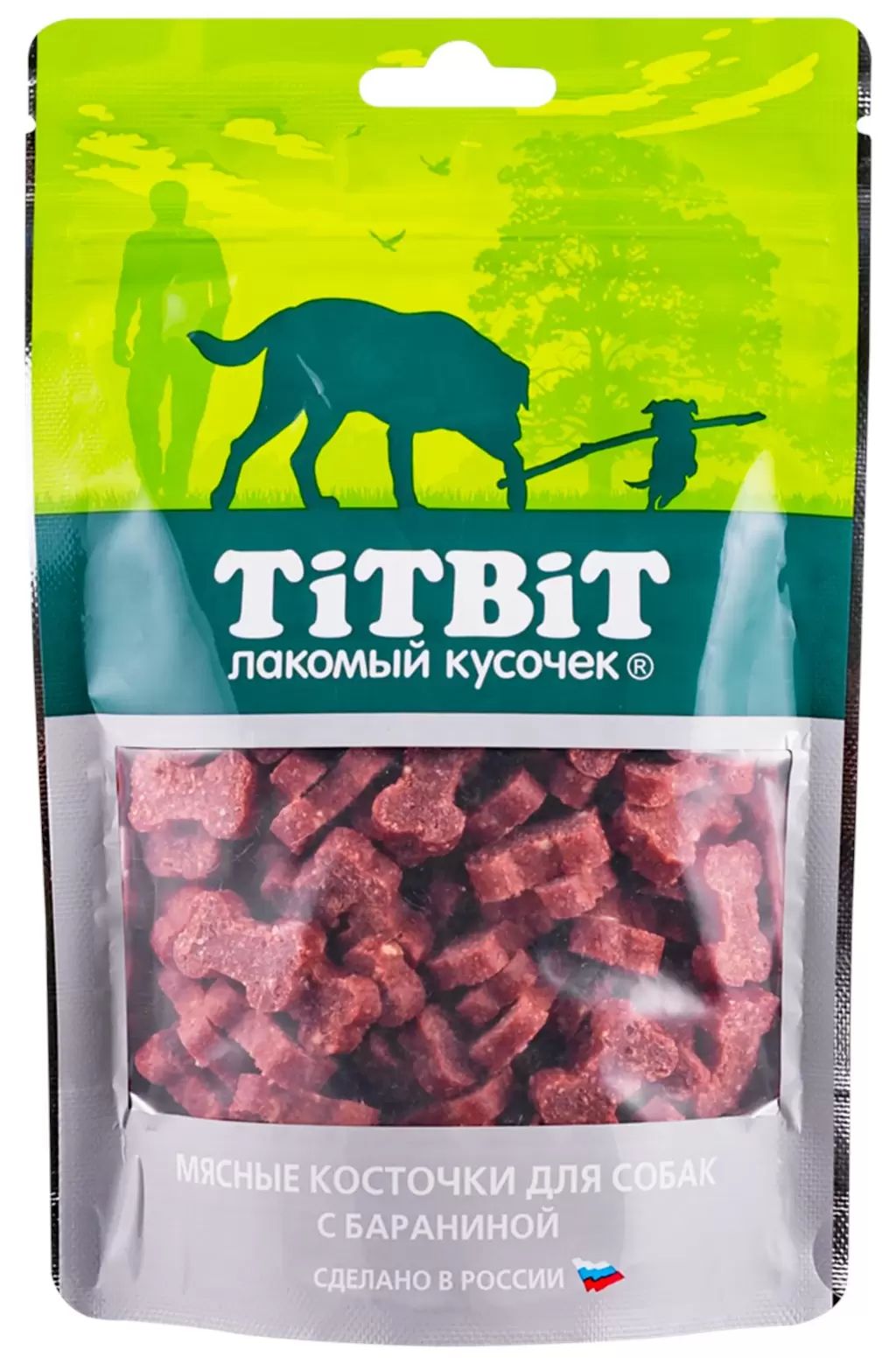 

Лакомство для собак TIT BIT Косточки мясные с бараниной, 2шт по 145г