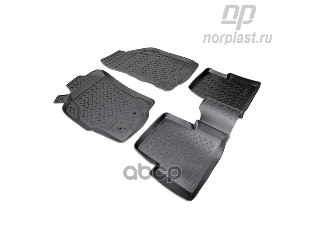 

Коврики Салон. Fiat Albea (2002) Черн Полиурет Компл NORPLAST арт. npl-po-21-01, NPLPO2101