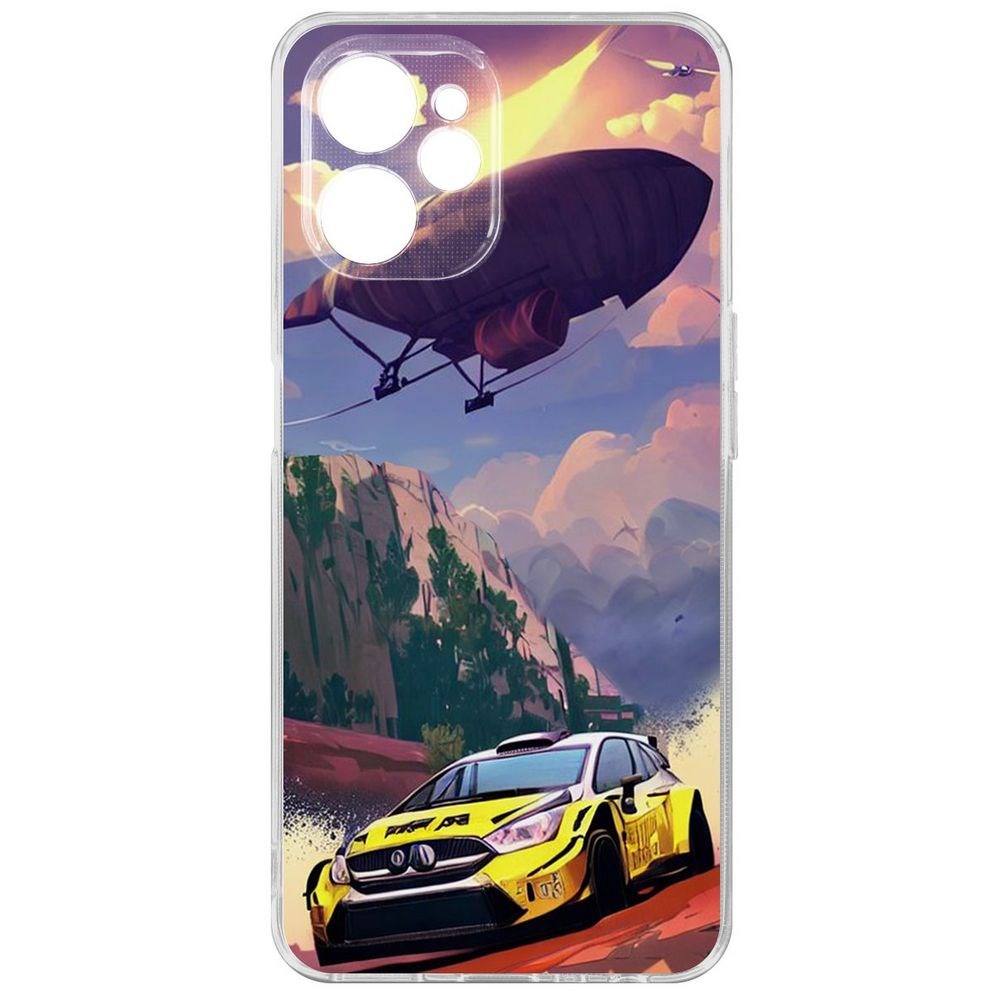 

Чехол Гонка для Realme 9i 5G, Прозрачный