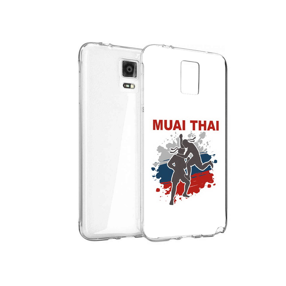 

Чехол MyPads Tocco для Samsung Galaxy Note 4 Муайтай, Прозрачный, Tocco