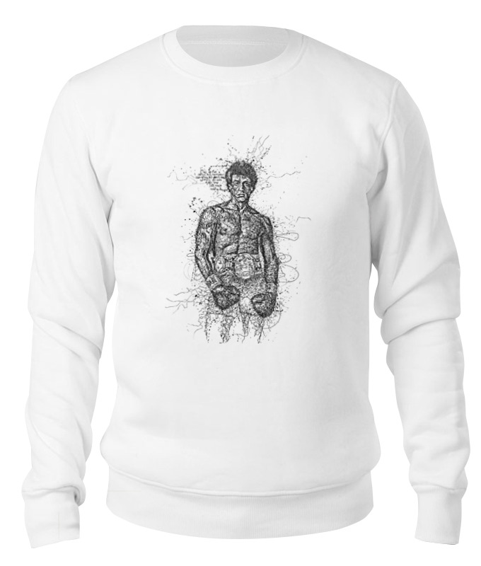 

Свитшот унисекс Printio Rocky белый M, Rocky