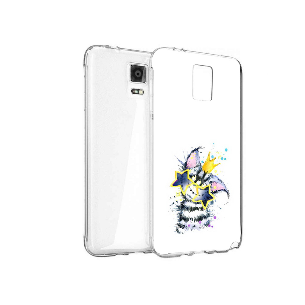 

Чехол MyPads Tocco для Samsung Galaxy Note 4 Мартовский Нуся, Прозрачный, Tocco