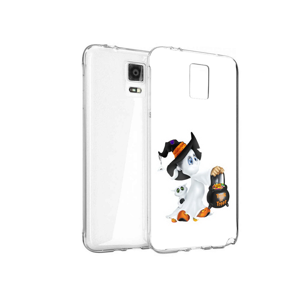 Чехол MyPads Tocco для Samsung Galaxy Note 4 Маленький призрак