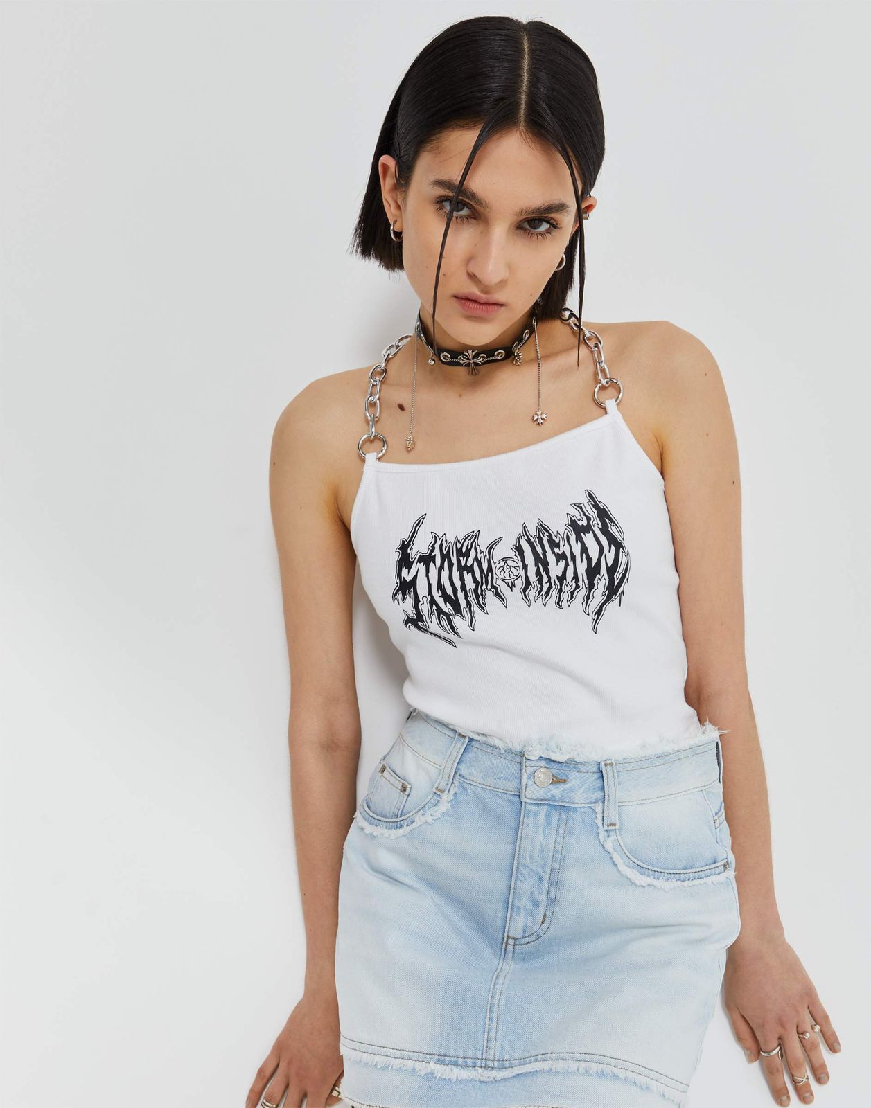 

Топ для девочки Gloria Jeans GTN003924 белый 10-12л/152, GTN003924