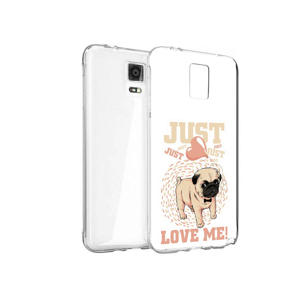 

Чехол MyPads Tocco для Samsung Galaxy Note 4 Люби меня, Прозрачный, Tocco