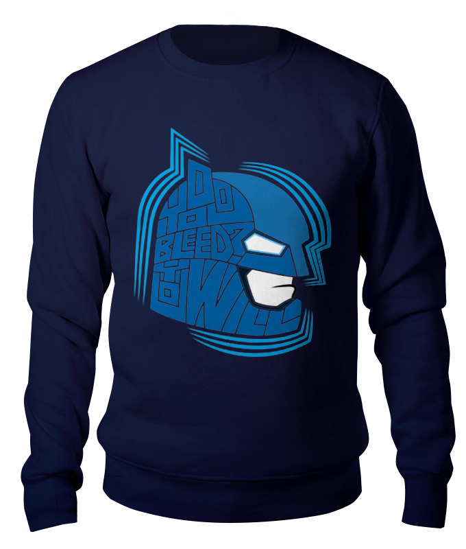 

Свитшот унисекс Printio Бэтмен (batman) синий M, Бэтмен (batman)
