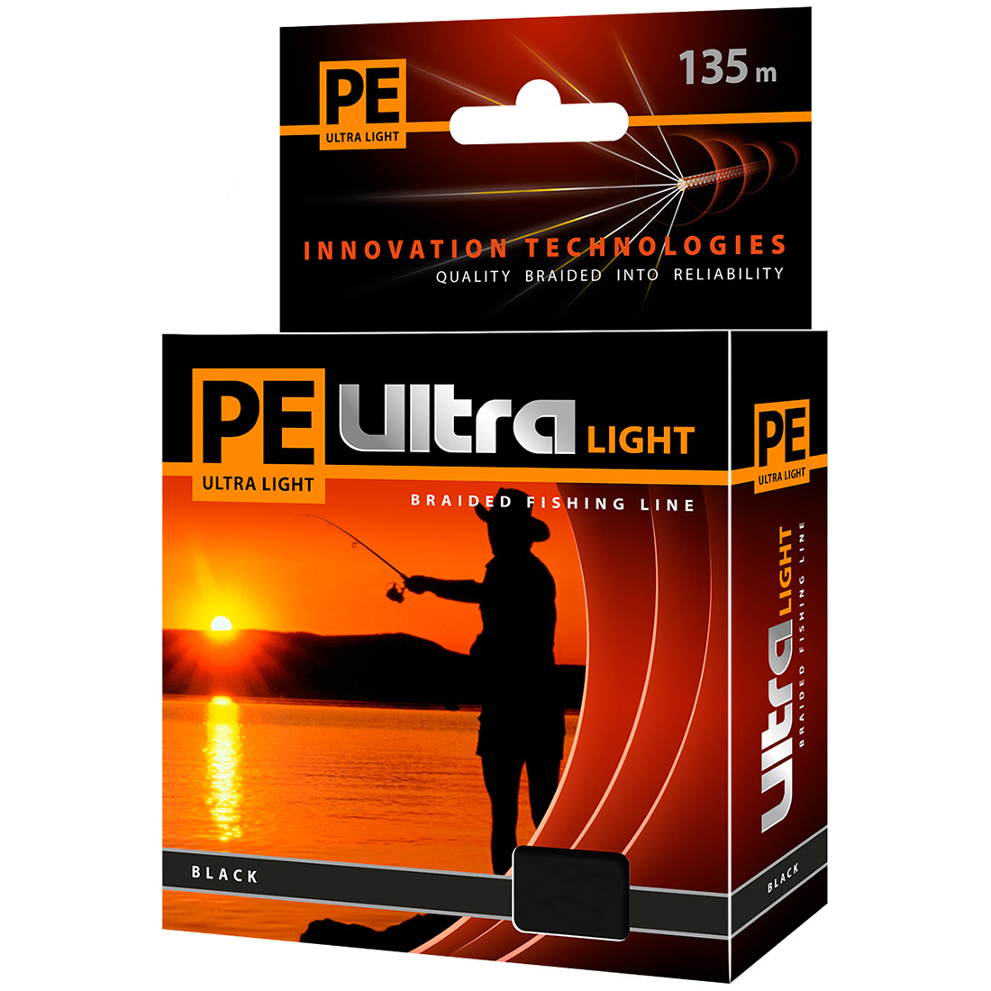 

Плетеный шнур для рыбалки PE ULTRA LIGHT Black 0,04mm 135m (Black / 2 / черный / 2 / 0.08, PE Ultra Light