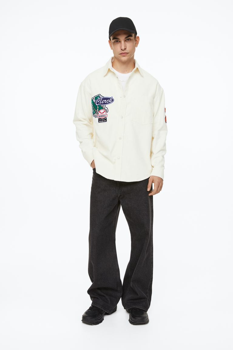

Рубашка мужская H&M 1128718001 белая XS (доставка из-за рубежа), Белый, 1128718001