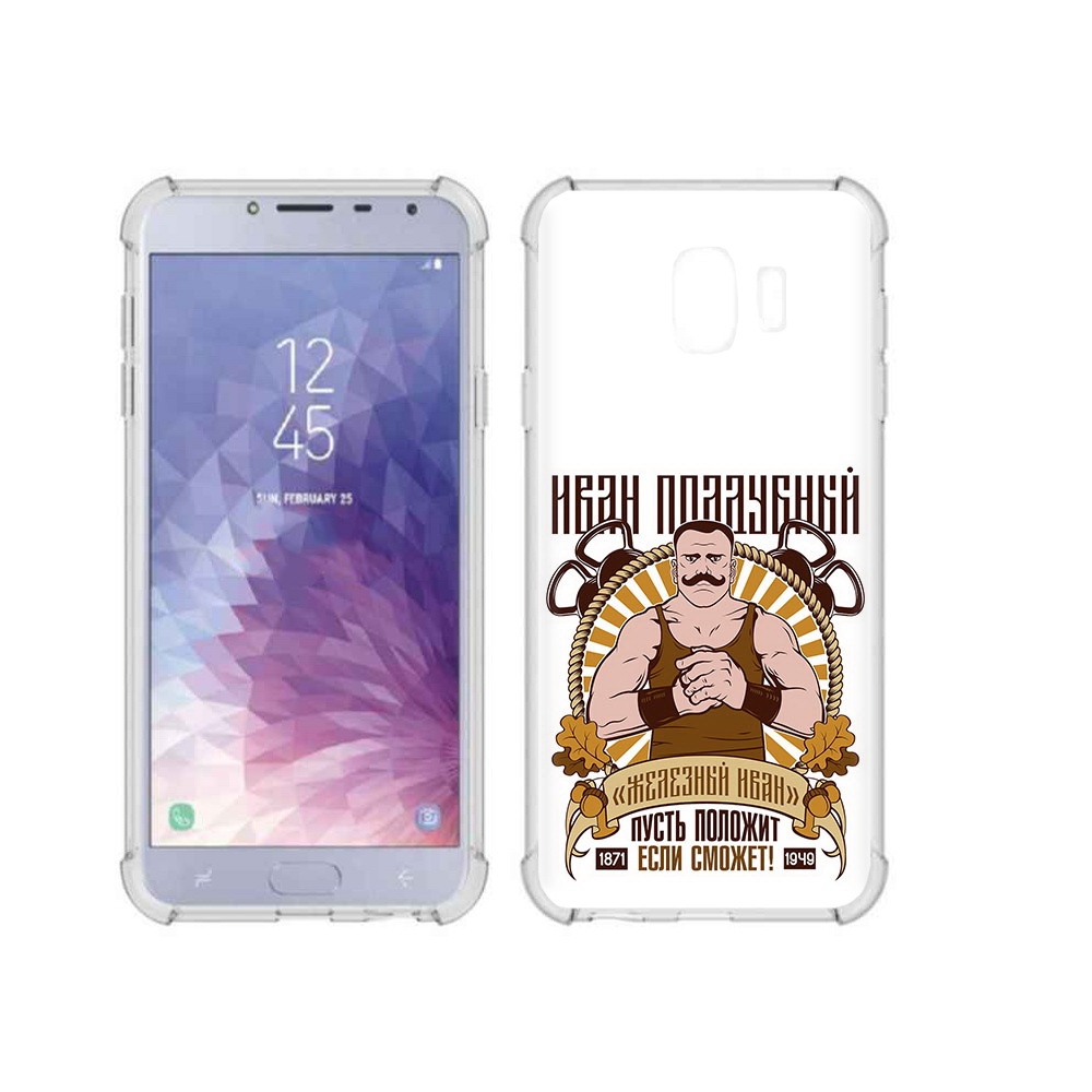 

Чехол MyPads Tocco для Samsung Galaxy J4 (2018) Железный Иван, Прозрачный, Tocco