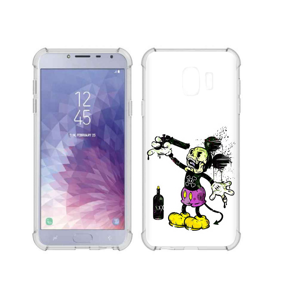 

Чехол MyPads Tocco для Samsung Galaxy J4 (2018) Драг Микки, Прозрачный, Tocco