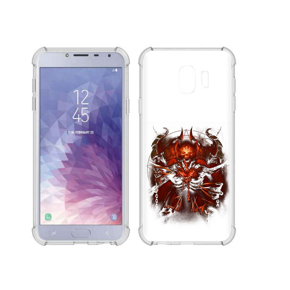 

Чехол MyPads Tocco для Samsung Galaxy J4 (2018) яркий демон, Прозрачный, Tocco