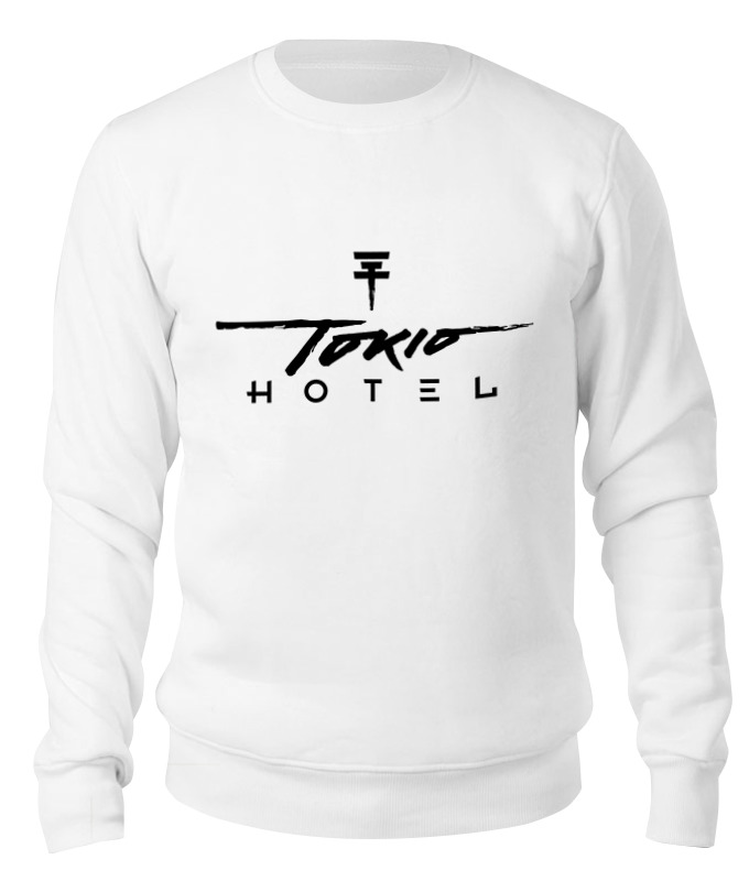 

Свитшот унисекс Printio Tokio hotel белый L, Tokio hotel