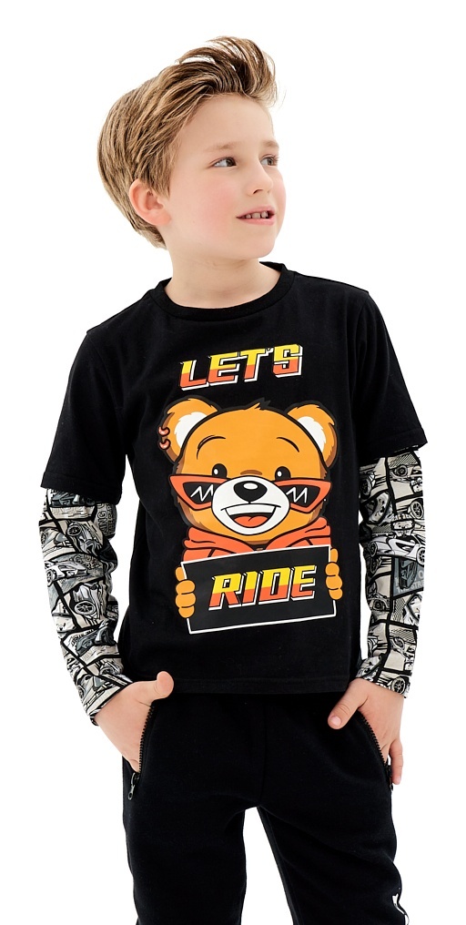 

Лонгслив детский Kari Kids AW24C32203215, черный, 110, 231569
