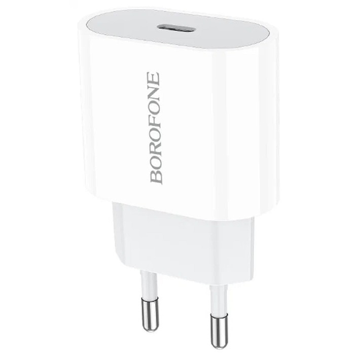 

Сетевое зарядное устройство Borofone BA61A, 2.1 А, белое, 1xUSB Type-C, BA61A, Type-C, 2.1 А, белое