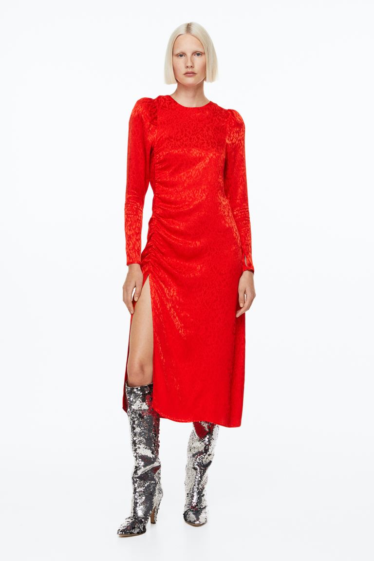 Платье женское H&M 1128590002 красное M (доставка из-за рубежа)