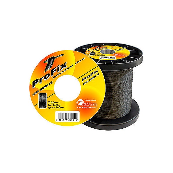 Плетеный шнур для рыбалки  ProFix Olive 0,25mm 100m (Black / 2 / черный / 2 / 0.3 / 22 /